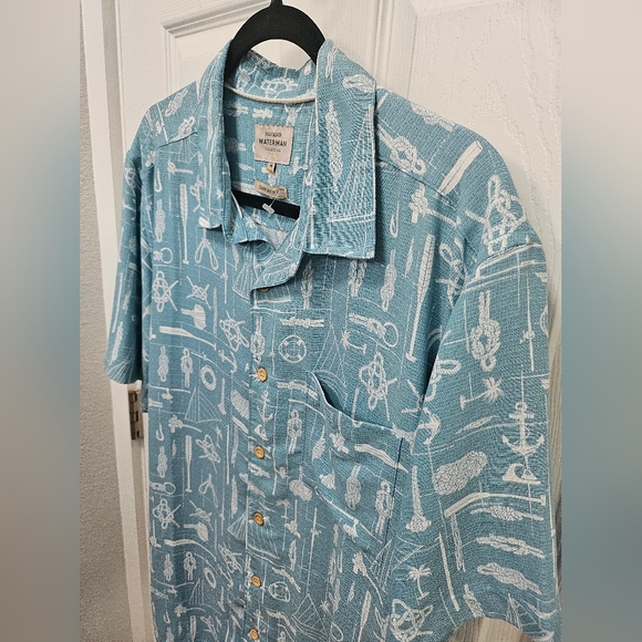 Quicksilver Watermans Collection Comfort Fit Blue Nautical Knots - Picture 4 of 13